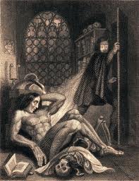 early Frankenstein illustration