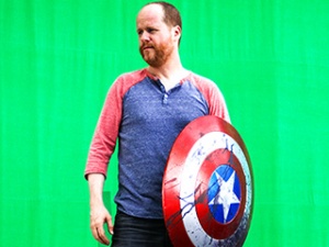 The Avengers (2012) Director Joss Whedon on set